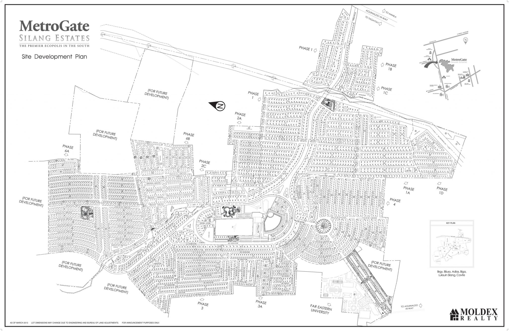 Metrogate Silang Estates_site development plan